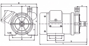 MP系列微型磁力驅(qū)動(dòng)循環(huán)泵安裝尺寸圖 MP系列微型磁力驅(qū)動(dòng)循環(huán)泵安裝尺寸圖